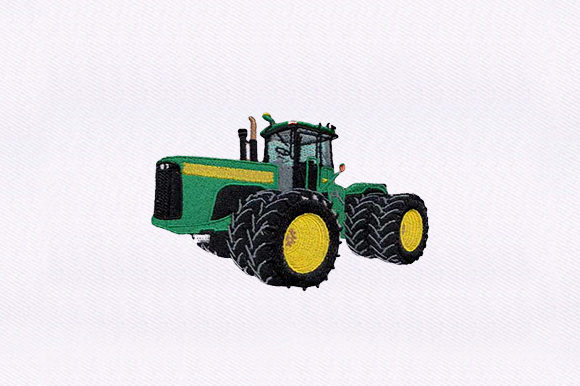 Agriculture Tractor Embroidery