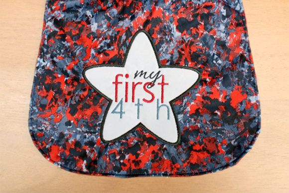 Baby’s First 4th of July Applique