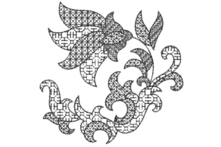 Blackwork Flower Review