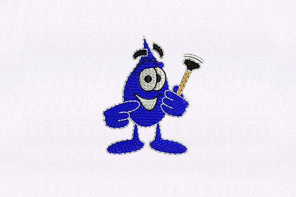 Blue Droplet Embroidery Review