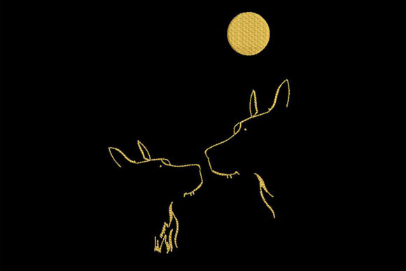 Dogs in the Moonlight, Minimalistic