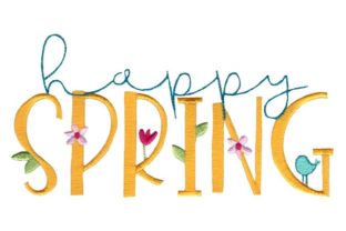 Happy Spring Embroidery Design Review