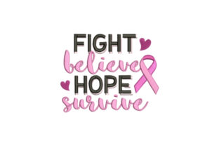 Hope Survive Embroidery Design