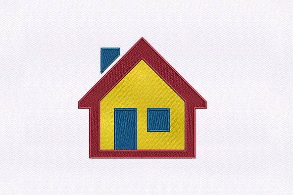 House Symbol Icon Embroidery Review