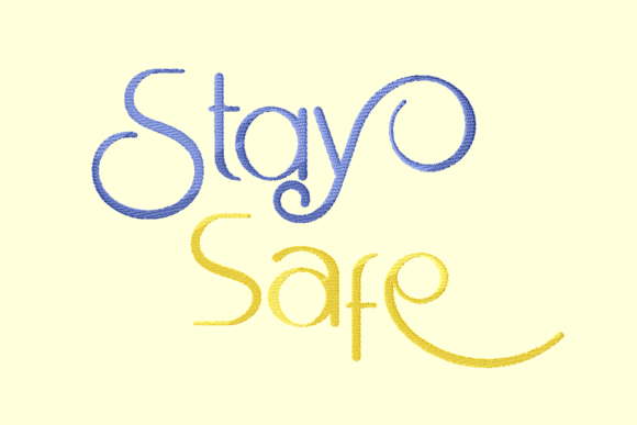 Stay Safe: A Seasonal Embroidery Design